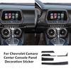Наклейки на приборную панель салона автомобиля, отделка, Стайлинг автомобиля для Chevrolet Camaro 2017-авто