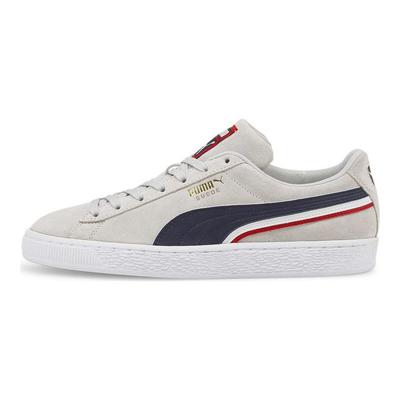 Suede Triplex - Серо-фиолетовые кроссовки унисекс New Navy Белые 381175-03