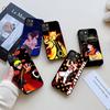 KK-2 Anime Naruto Soft Black Case for iPhone XR 14 15 11 12 13 6 7 8 X XS Pro Max Samsung S22 S23 S21 S24 FE Ultra S8 Plus