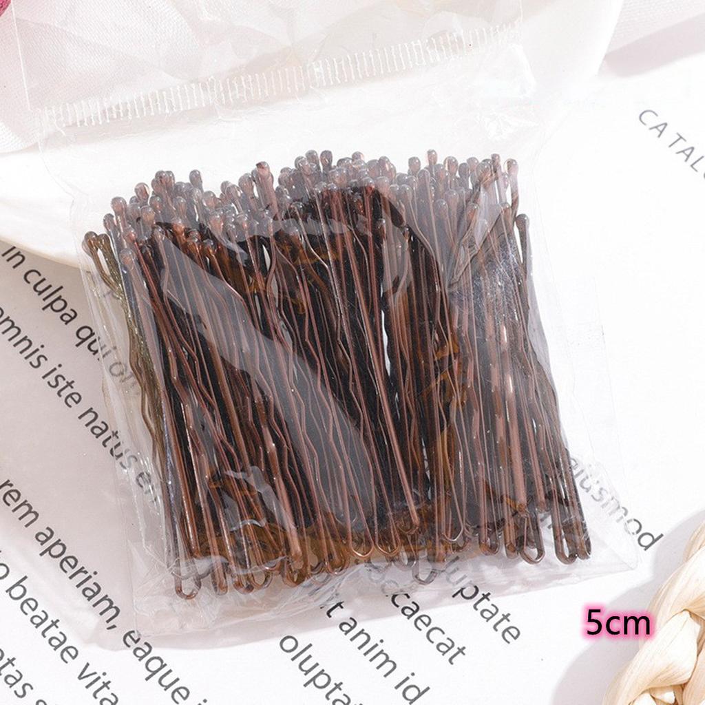 10-100pcs/set Korean Multifunctional Hair Accessories Multicolor One-word Clip Metal Hairpin Girl Hair Accessories