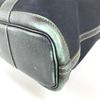 HERMES Garden File MM Bag Tote Bag Shoulder Bag Leather / Canvas Black