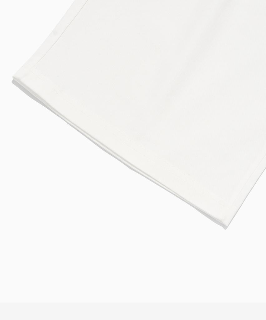 ANALOG MOOD Cotton Pintuck Wide Pants (White)