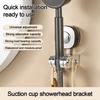 Suction Cup Shower Head Holder Adjustable Sprayer Fixed Base Bathroom Accessories