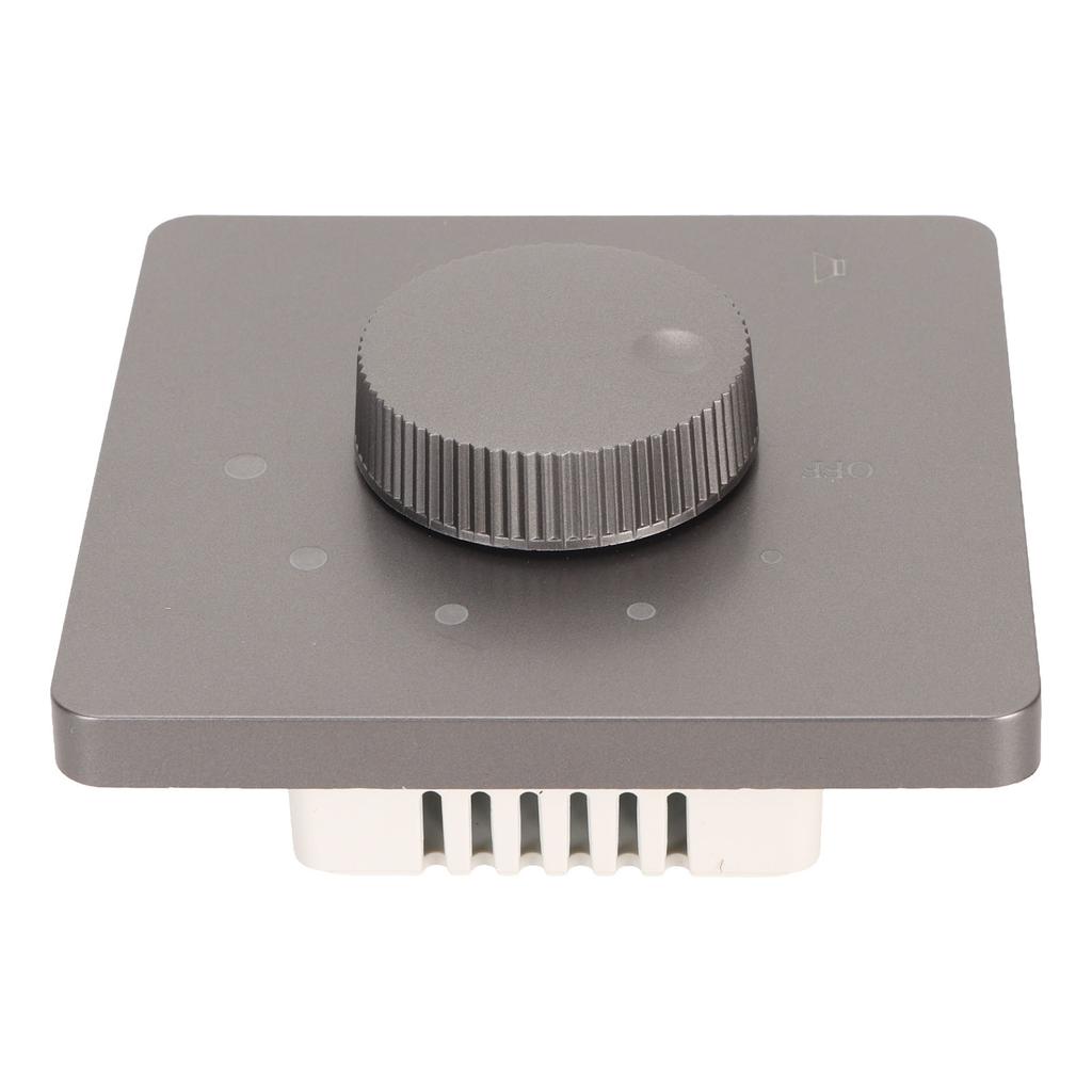 50W Volume Control Professional Safety 5 Gears Tuning Knob Volume Controller for Home Speakers Grey