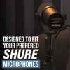 Shure by Gator Настольная микрофонная стойка Прямого типа Поглощающая Вибрации Круглая База 6" SH-DESKTOP1 []