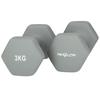 2x3kg dumbbells for exercises - neoprene weights