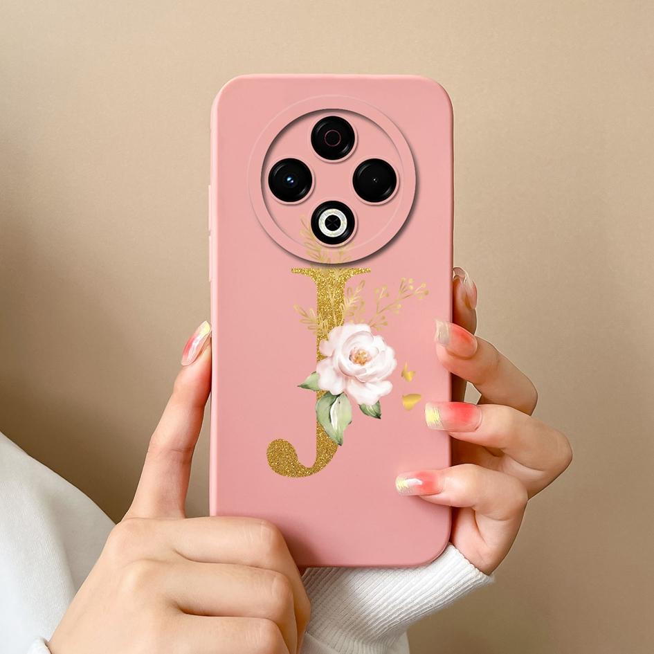 Чехол для Tecno Spark GO 1 2025 Sprak 30 20 Pro 30C Pop 9 Camon 30S Pro 4G 5G популярные цветы AZ буквы мягкий силиконовый противоскользящий чехол для телефона Tecno