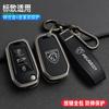 Car Sticker 2025 Hot Zinc Alloy Car Key Case Bag Shell Holder Protection Fob For Peugeot 207 206 208 308 408 508 2008 3008 4008
