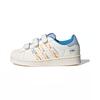 Adidas Originals Superstar Comfortable Casual Durable Low-Top Kids Skate Shoes Kids Sneakers White Blue IF4320