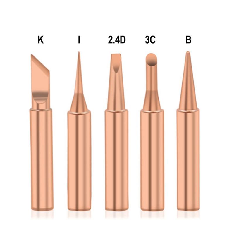 Soldering Tip Pure Copper Inner Core Electric Iron Head 900M Series Solder Tips