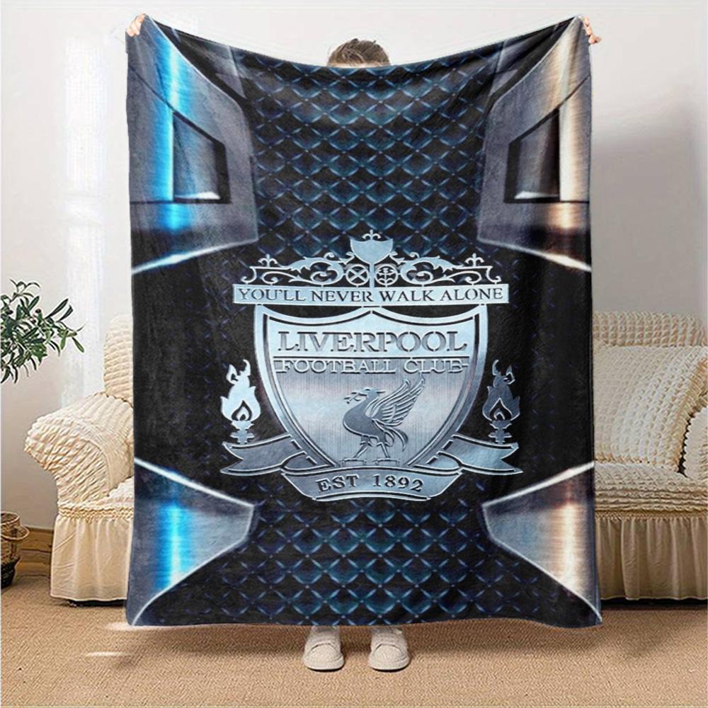 Liverpool Blanket Soft & Cozy Perfect for Couch Office Seaside for All Occasions Playful Design Ideal Gift For Birthday Valentine'S Day