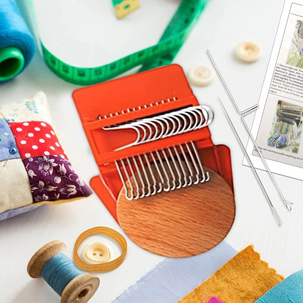 Мини ткацкий станок Набор инструментов Домашняя вязальная машина Ткацкий станок Трамбовочная машина Скоростное плетение Трамбовочная машина