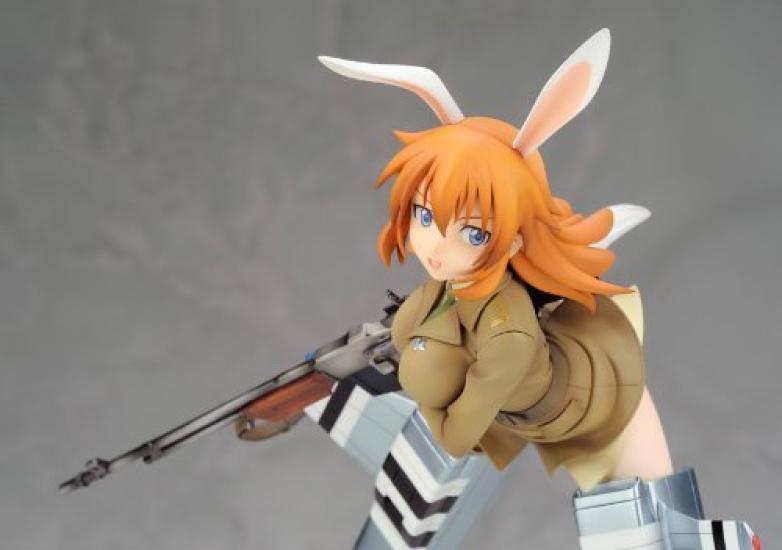 Strike Witches Шарлотта Э. Йегер (Готовое изделие из окрашенного ПВХ в масштабе 18)