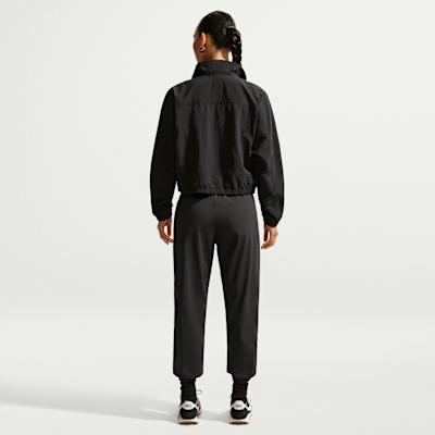 Женские трикотажные спортивные брюки Nike Sportswear Женские Черный/Парусный белый Средняя посадка