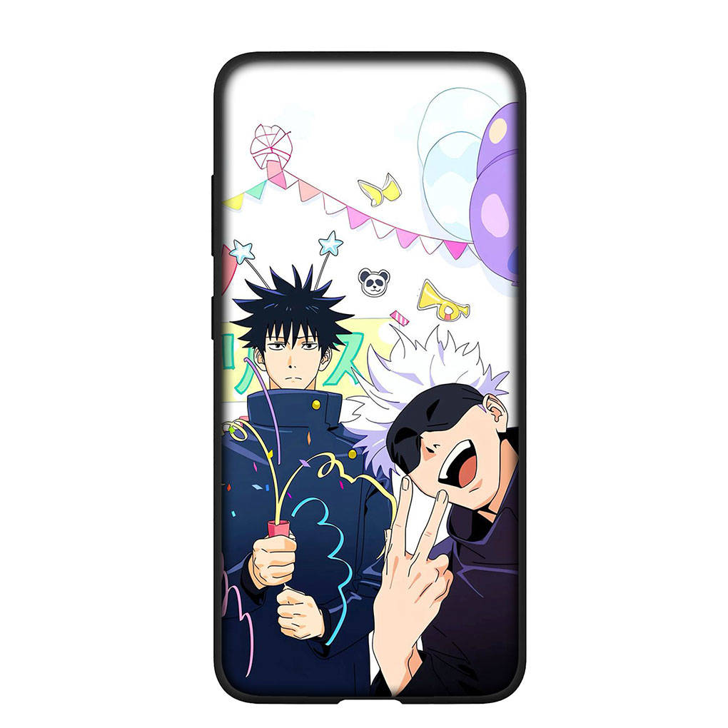 Чехол для телефона Samsung Galaxy S25 S24 S23 iPhone 16 15 Xiaomi Redmi Note 14 13 12 16E X 11 Pro OPPO Moto Huawei Anime Jujutsu Kaisen Gojo Satoru Cover