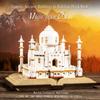 City Street View Taj Mahal Miniature Model Moc Block Famous Creative Building Toy For Children India World Famous Architecture