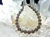 Kanoishi for Warding Off Evil Smoky Quartz Power Natural AAA Crumbled 17cm Size for [Amulet spirits/Calms Anxiety] Bracelet, 8mm, Men's/Women's,