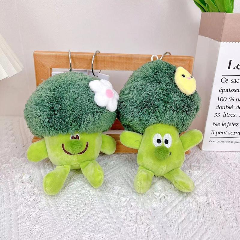 Игрушки Милый Новый Овощной Брокколи Подвеска Креативная Мягкая Игрушка Брелок Сумка Подвесное Украшение для Пар
