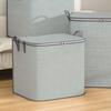 Wardrobe Storage Bag Zipper Closure with Handle Clothes Storage Basket Closet Organizer