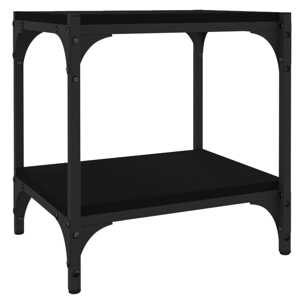 TV Stand Black 40 x 33 x 41 cm Particleboard and Steel