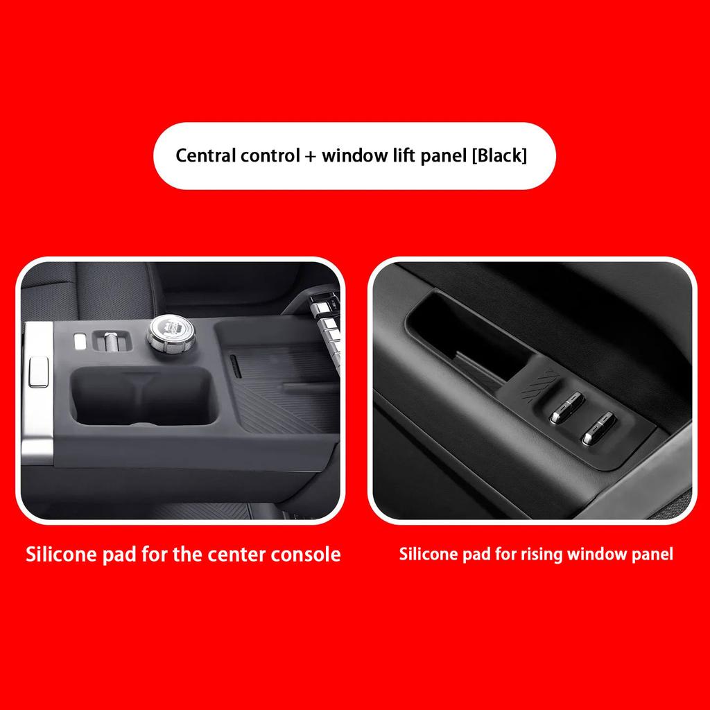 For Chery iCAR V27 Window Lift Switch Button Panel Silicone Protective Pad Anti Dirty Wear Resistant Interior Decoration Cover