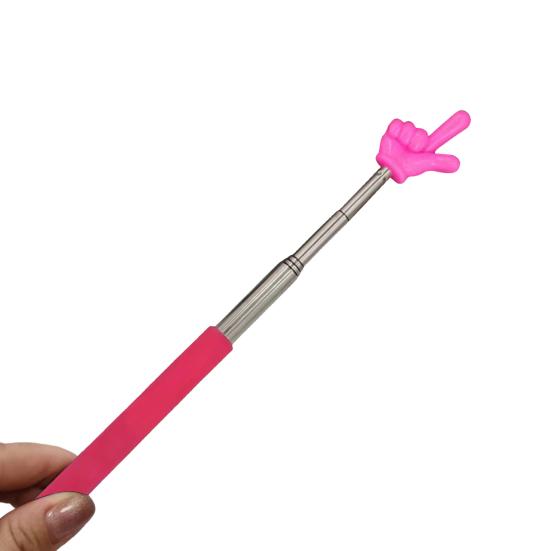 Finger Pointer Stick Professional Telescopic Teachers Pointer Long-lasting Handheld Pointer Stick for Classroom