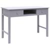 Desk Gray 110*45*76 cm Wood