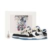 Кроссовки Dunk Low Skateboard Мужские Черно-Бело-Синие DV0834-101(Команда81-)