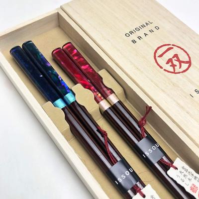 Yamaga Lacquerware Shop Issou Подарочный набор палочек для еды Phantom Shell Пара