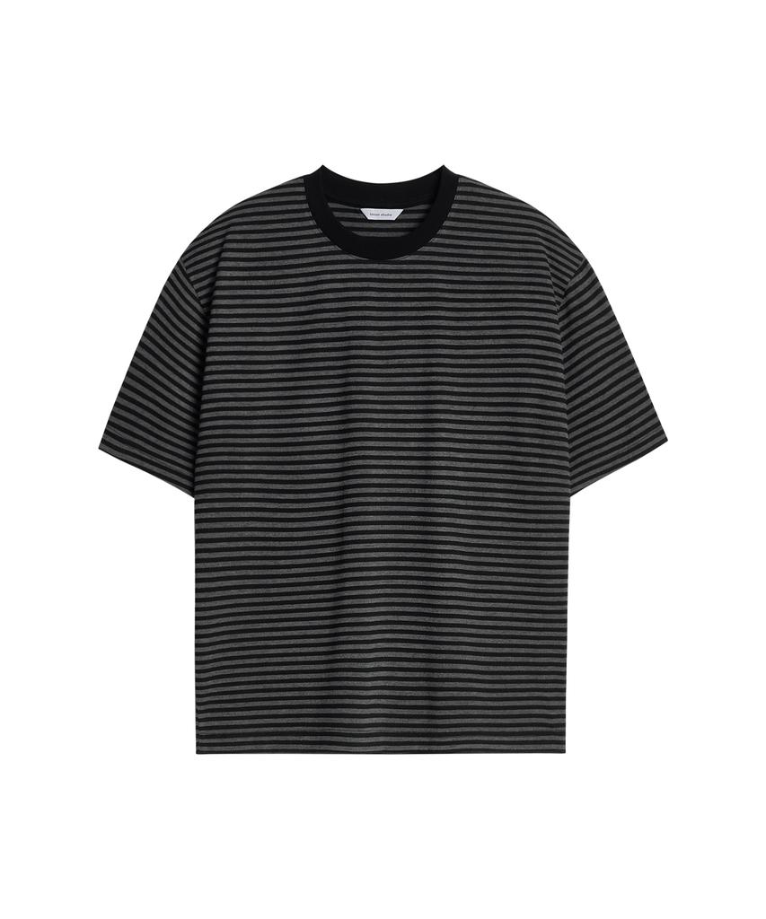 UNIONSTUDIO ( 2 шт. ) Является ли Stripe Crop Футболка с коротким рукавом ( 2 цвета )