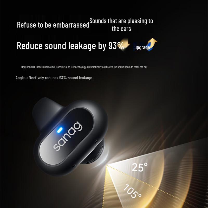 SANAG Z51 Спортивные наушники-клипсы с костной проводимостью