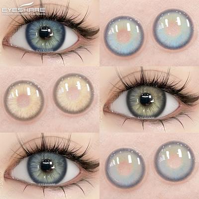 2шт. Контактные линзы, цветные линзы, красивый зрачок, натуральные контактные линзы для глаз, цветные годовые косметические контактные линзы