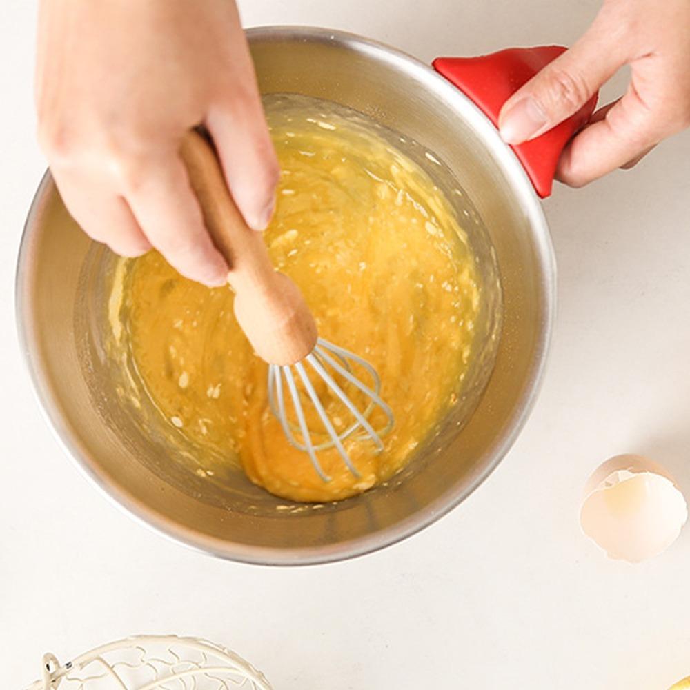 Anti-splash Serving Bowl Rustless Steel Food Mix Tub Dishwasher Mixing Bowl Cake Stirring Making