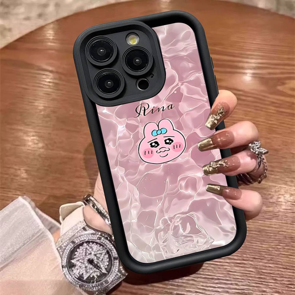 Interesting O-Opanchu Cartoon U-Usagi For IPhone 17 15 13 12 11 14 Pro Max X XR XS 16 Plus Shockproof Candy Back Cover