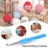 Knitting Needle Set Extra Long Hook DIY Knitting Soft Grip Single Head Knitting Crochet Needle for Sewing