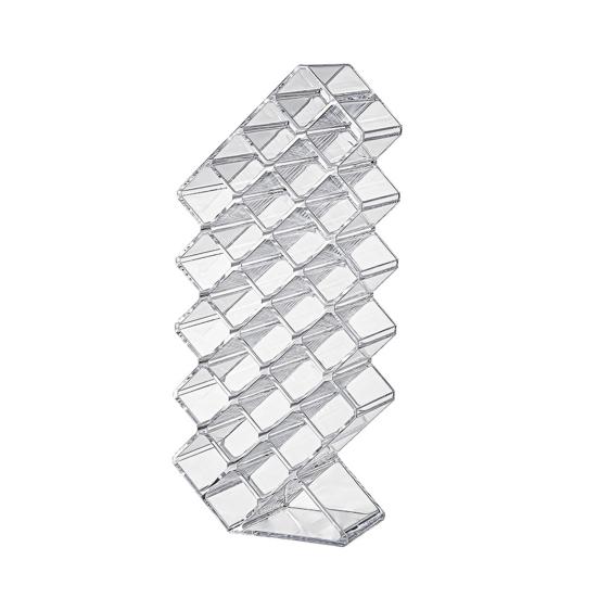 Складной органайзер для помад 16 или 28 отделений Держатель для помад Прозрачная акриловая башня для помад Стенд для хранения блесков для губ для туалетного столика