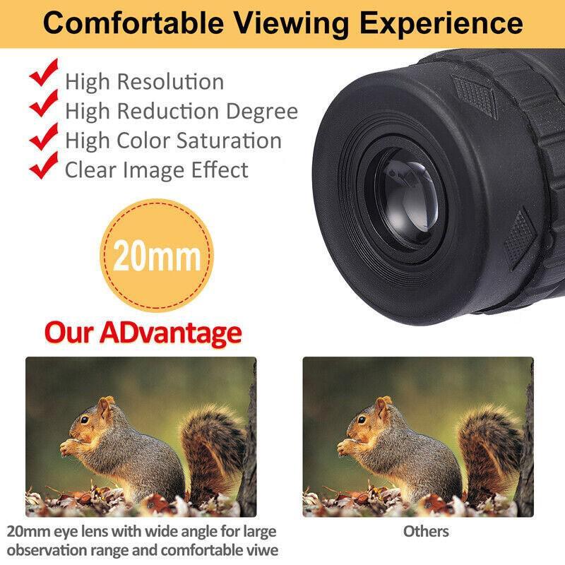 Монокулярный бинокль, Монокулярный бинокль HD Vision с дальним зумом со штативом или без него Портативный компактный бинокль для наблюдения за птицами