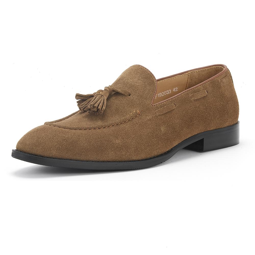 Горячая Распродажа Мужские Мягкие Мокасины для Вождения из Замши Лоферы из Натуральной Кожи Модные Удобные Слипоны Лодочки Повседневные Туфли Балетки