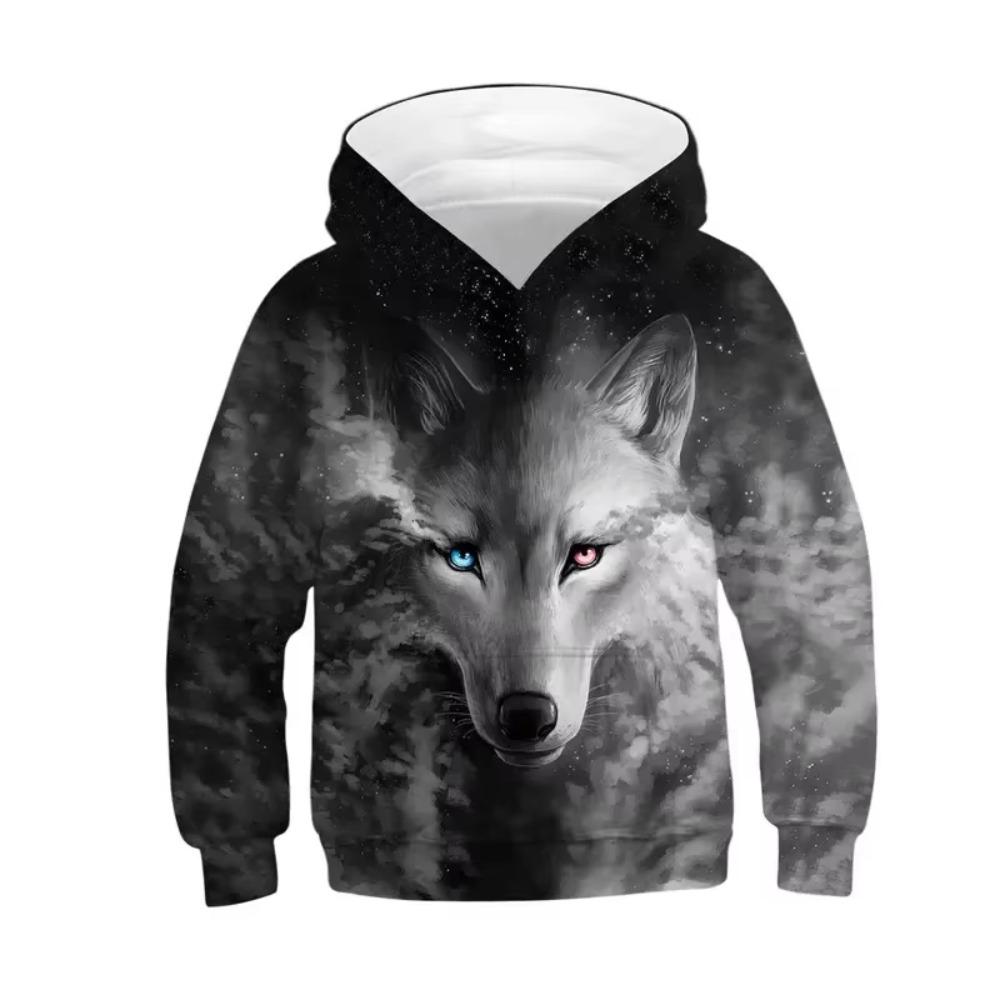 New Animal Lion Pattern 3D Printed Men's Hoodie Spring and Autumn Casual Long Sleeve Hoodie Street Loose Sweatshirts Men's Tops