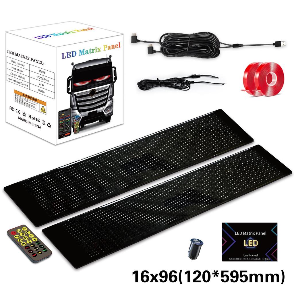 LED Flexible Display: Full-Color Intelligent Sticker for Trucks, Trailers & Heavy Vehicles