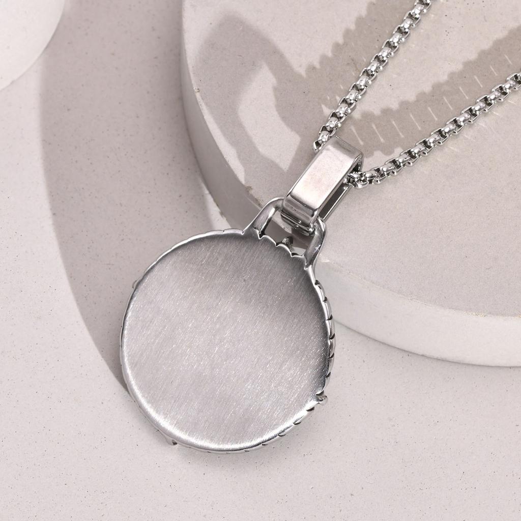 Vnox Стильное мужское ожерелье с компасом, Рок Панк Подвески-компасы из нержавеющей стали, Мужские ювелирные украшения на шею