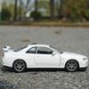 WELLY 1/24 Nissan Skyline GT-R R34 Сплав Масштабная Модель Автомобиля Модель Литой Металл Статическая Коллекция Детская Игрушечная Машина Транспортные Средства Подарки
