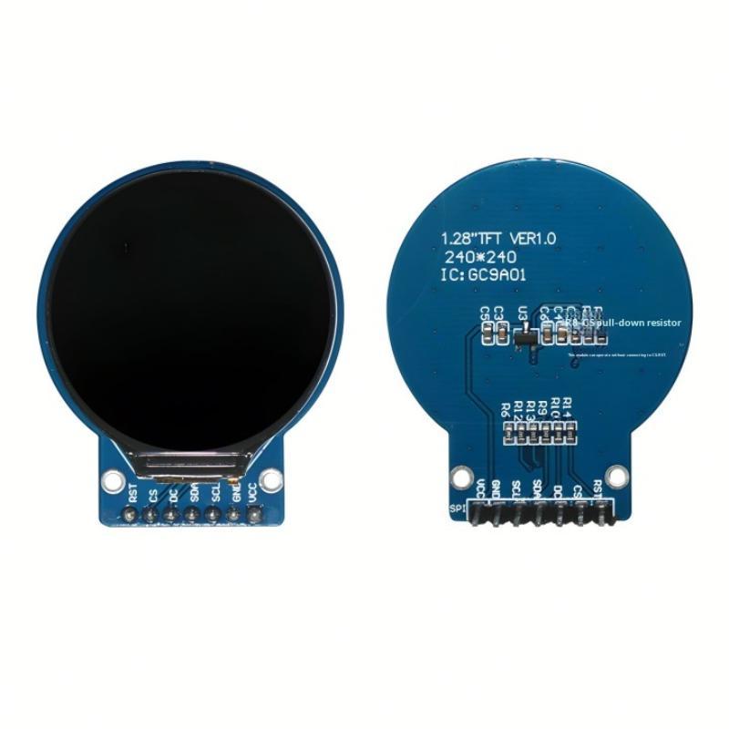 1,28-дюймовый 4-проводной TFT LCD модуль с интерфейсом SPI, цветной круглый экран, адаптер, печатная плата, RGB 240*240, драйвер GC9A01