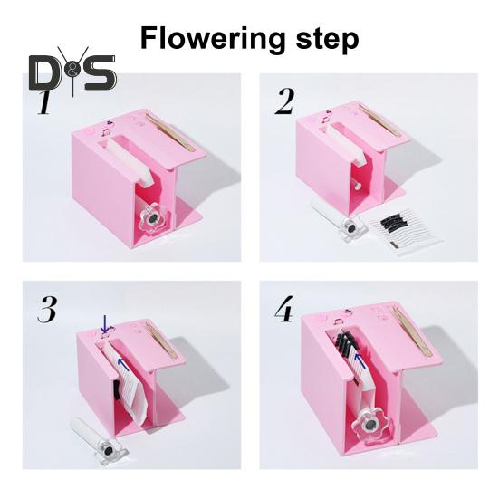 Acrylic Eyelash Root Splitter Manual Eyelash Fanning Machine Fan Maker Professional Women Eyelash Flowering Tools Lashes Extension Supplies