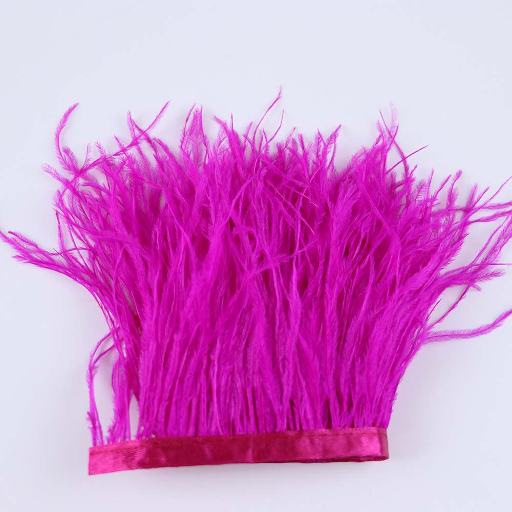 Перо 6-18 см Натуральное Белое Черное Страусиные Перья Отделка для Свадебного Платья Аксессуары для Одежды Декор Вечерин Перо Бахрома