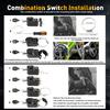 for CFMoto UForce U10 Pro/ Uforce U10 Pro XL UTV Turn Signal Kit 110dB Horn Pre-Wired Plug and Play UTV ATV Blinker Lever Switch