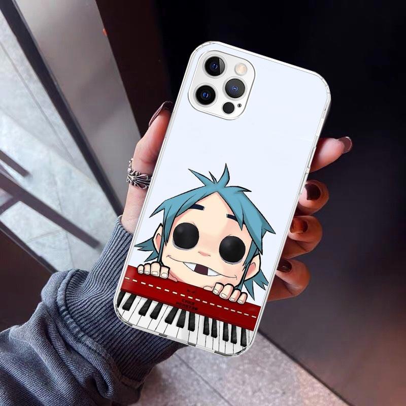 Аниме чехол Gorillaz для Apple iPhone 17 Air 16 16E 15 14 Plus 13 Mini 12 11 Pro Max 7 8 + SE 2020 Мягкий чехол Fundas 16 15
