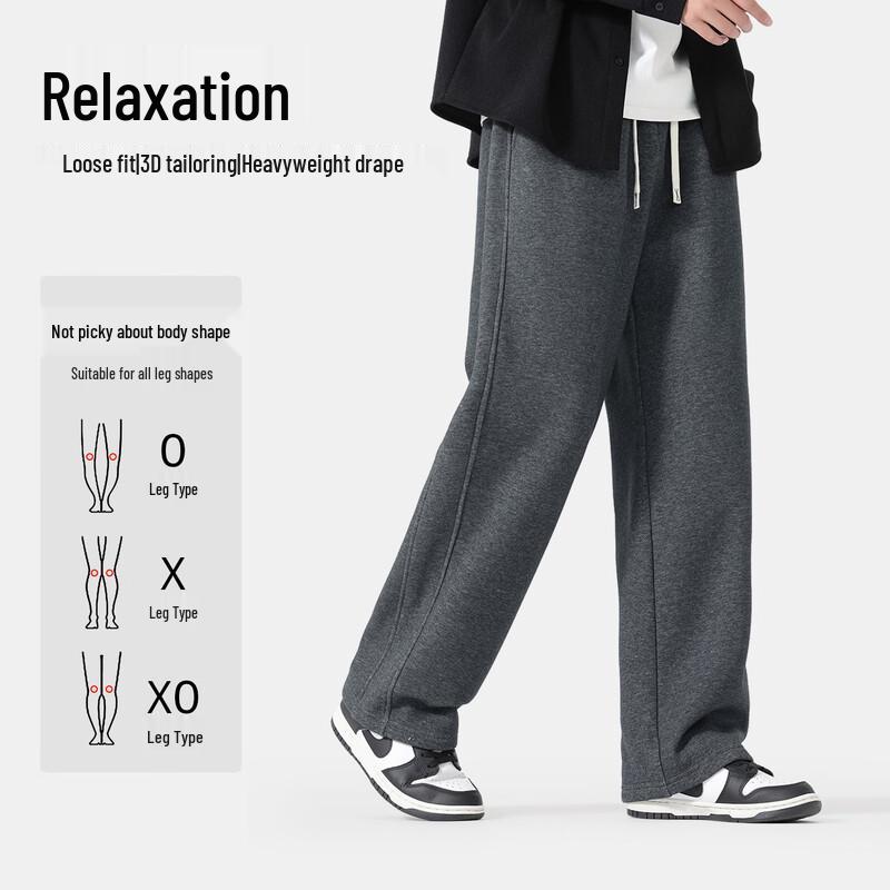 JEEP SPIRIT Men's Plush-Lined Straight-Leg Sweatpants