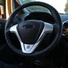 ABS отделка рулевого колеса наклейки с блестками для Ford Ecosport 2013-2016 New Fiesta 2012 2013 2014 2015 2016 2017 автоаксессуары