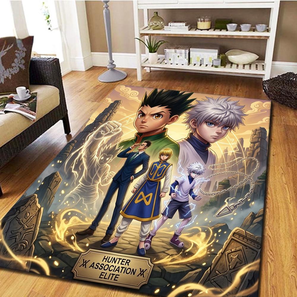Hunter x Hunter Carpet - Living Room & Bedroom, Home Decor Cool Play Floor & Movie Mat -HE26